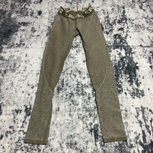 Gymshark Flex High Waisted Seamless Leggings Olive Green Marl Small ZZ35